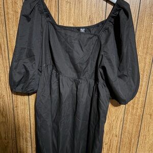 SHEIN Black Long Sleeve Dress